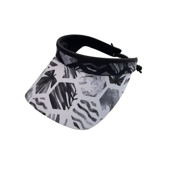 Glove it Palm Shadows Coil Visor OS Geometric Black White Gray Outdoor Golf NEW - Picture 1 of 7
